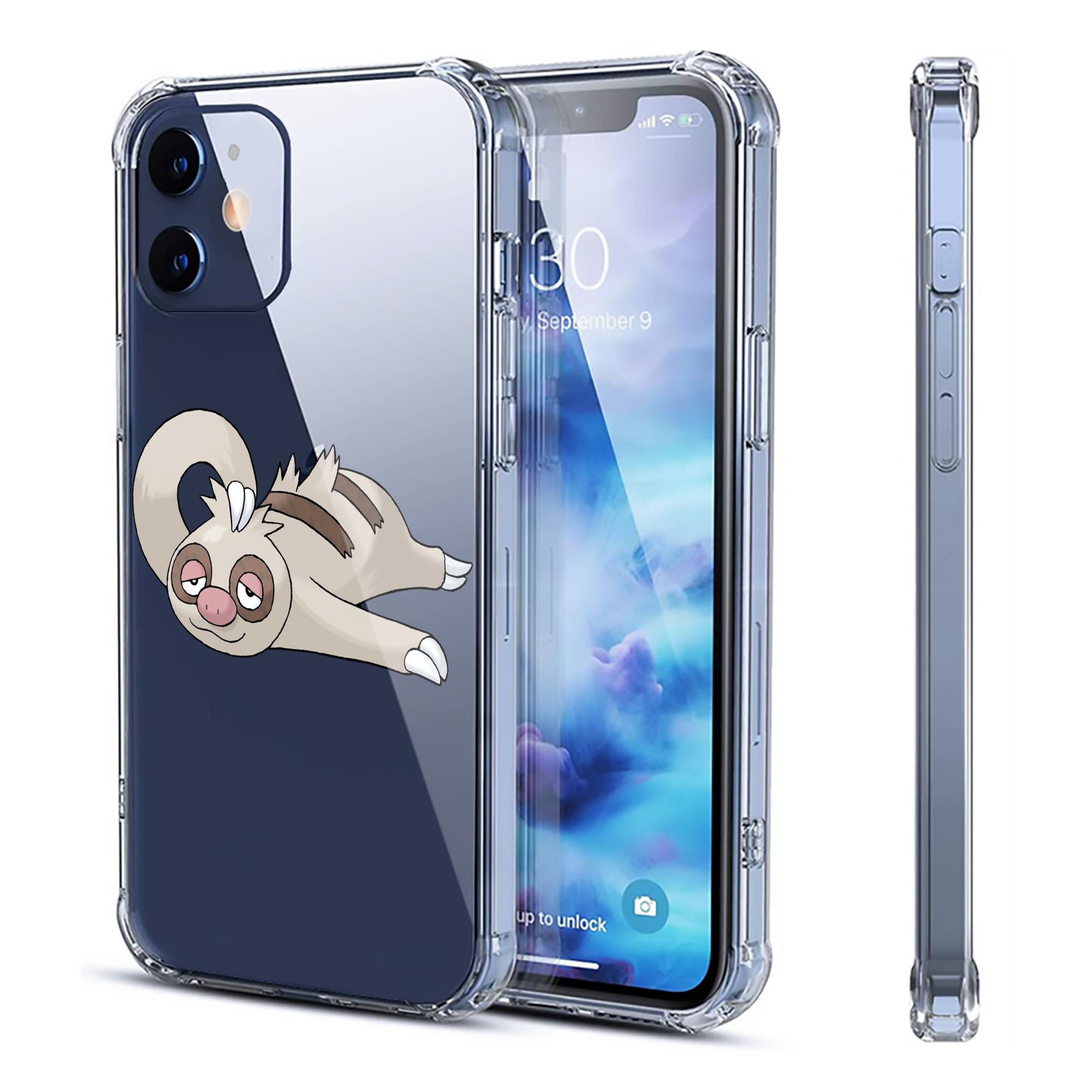 （画像用） ポケットモンスター Pokémon 【iPhone 12シリーズ対応】透明スマホケース（クリアソフトケース）